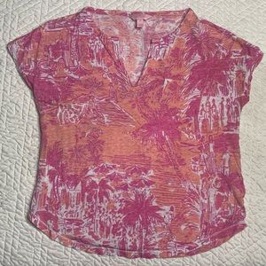 Lilly Pulitzer Short Sleeve Shirt Size XS
